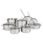 Viking Tri-Ply Complete 13-Piece Cookware Set Suitable for Oven Stovetop