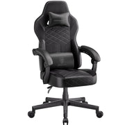 Dowinx Gaming Chair with Pocket Spring Cushionm Black