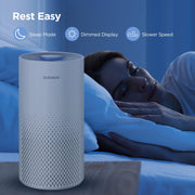 Cuckoo Air Purifier, H13 True HEPA with Activated Carbon Filter, Auto+ Mode, Sleep Mode, White, 456 sq. ft., CAC-I0510FW