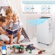 Ktaxon 13000BTU ASHARE Portable Air Conditioner & Dehumidifier Function Remote W/Heaters