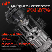 A-Premium AC Compressor with Clutch, 7SAS17A Style, 4-Groove Pulley, Prefilled Oil, Compatible with Chevrolet Silverado 1500 2019-2022, Silverado 2500/3500 HD 2020-2021, GMC Sierra 1500 2019-2021, Sierra 2500/3500 HD 2020-2021