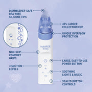 Navage BNA-V1 Gentle, Pediatrician Recommended Nasal Aspirator for Baby Congestion & Stuffy Noses