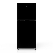 TCL TRT12T4AB 11.6 Cu Ft Counter-Depth Refrigerator with Freezer, Black, Adjustable Glass Shelves, Humidity-Controlled Crisper, Reversible Door Hinges, TRT12T4AB