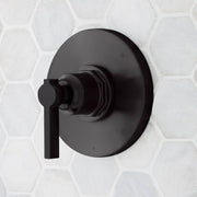 Greyfield Pressure Balance Shower Valve Trim - Matte Black