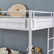 Zimtown BB-WH-TR500 Twin over Twin Bunk Bed with Trundle, White