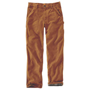 Carhartt Loose-Fit Washed Duck Utility Work Pants for Men - Carhartt Brown - 38x34