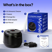 MySmile Ultrasonic Retainer Cleaner with 45kHz Frequency, UVC Sterilizer, 200ml Capacity, Two Cleaning Modes