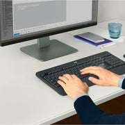 Logitech MK540 Wireless Keyboard and Mouse Combo, Full-Size Keyboard, Ambidextrous Mouse, 2.4 GHz, Black