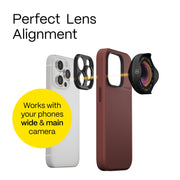 Moment Drop-in Lens Mount for iPhone 14 Pro and Pro Max, 2 Pack, Black, Glass-Filled Polymer, 310-205