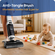Tineco iFloor 5 Stretch Cordless Wet Dry Vacuum Cleaner and Mop, 180 Lay-Flat Design, Up to 45-Min Runtime, Large Water Tanks, FW080400US