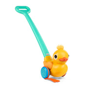 Battat Wacky Waddle Duck Push Toy with Sounds, Kid-Powered Toddler Walker, Yellow, 12 Months and Up, BT1866Z