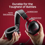 HyperX A59Z0AA Cloud III S Wireless Gaming Headset for PC, PS5, PS4, Nintendo Switch, Mac, & Mobile, Red/Black