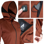 ActionHeat AH-5V-6000 5V Battery Heated Slim-Fit Hoodie for Ladies - Picante - S