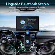 MHCABSR 9-Inch Wireless Carplay Screen with 4K Front Dash Cam, 1080p Backup Camera, ADAS, Bluetooth, GPS
