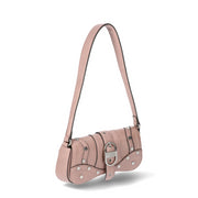 Jessica Simpson JS240003-THS Courtney Faux Leather Flap Shoulder Handbag Thistle