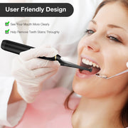 Laixi 104139 Electric Dental Calculus Remover Ultrasonic Portable Teeth Cleaner with 3 Cleaning Heads Rechargeable Oral Care Kit