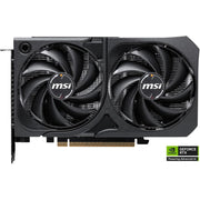 MSI GeForce RTX 5060 Shadow 2X OC Graphics Card, 8GB GDDR7, PCI Express Gen 5, 3x DisplayPort 2.1, HDMI 2.1b, DLSS 4