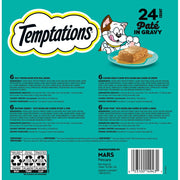 Temptations Pate in Gravy Variety Pack Adult Wet Cat Food, 3.5 Ounce (Pack of 24)