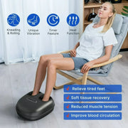 RENPHO FM-057R Shiatsu Foot Massager with Heat, Black