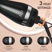 SKIMI air Dryer Brush Blow Dryer Brush with Tool Set for Straightening, Drying, Curling, Styling