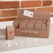 Ivory Heart Biodegradable Tissue Paper Wedding Throwing Confetti Just My Type 20