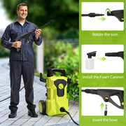 UNTIMATY Electric Pressure Washer, 4000 PSI, 2000W Motor, 2.8 GPM Flow, Foam Cannon, 26ft Hose, 6.56ft Power Cord