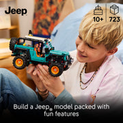LEGO Technic Jeep Wrangler Rubicon SUV Building Kit, 723 Pieces, Multicolor, Ages 10+, 42227