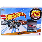 Hot Wheels 86352 40 Pack 1:64 Scale Toy Cars, Race Cars, Rescue Vehicles, Trucks, Assorted Styles