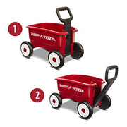 Radio Flyer 607X My 1st 2-in-1 Wagon Ride On, Red