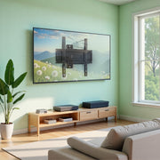 USX MOUNT Full Motion TV Wall Mount for 26-65 Inch TVs, Swivels 90, Tilts 12, Extends 31.22 in, Holds Up to 80 lb, VESA 400x400mm, Black Steel WMM904