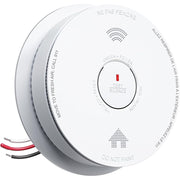 SITERWELL Hardwired Smoke and Carbon Monoxide Detector Combo, 10-Year Battery Backup, Interconnected up to 18 Units, Bilingual Voice Alerts, White, 1 Pack, GS886F-H02