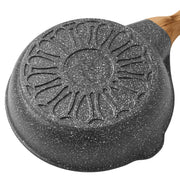 The Pioneer Woman PWS442769314396 Prairie Signature Cast Aluminum 8-Inch Fry Pan, Charcoal Speckle