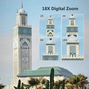 Saneen Mirrorless Camera, 88MP CMOS Sensor, 8K Video, 3-Inch 180 Flip Screen, 18X Digital Zoom, Autofocus, Gunmetal