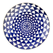 Thyme & Table TT0420-ECOM Blue Medallion 12 Piece Dinnerware Set, Service for 4, Durable, Elegant Design