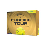 Callaway Golf Chrome Tour Triple Track Golf Balls, Yellow, One Dozen, Multi-Layer Construction, Tour Fast Mantle Technology