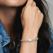 PANDORA Timeless Pave Cuban Chain Bracelet for Women