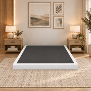 PIVOTIX King Size Box Springs Heavy-Duty Metal Mattress Foundation with Removable Fabric Cover 5 Inch BS05-5A