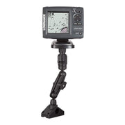 Scotty 152 Ball Mounting System with Gear-Head Adapter, Post and Combination Side/Deck Mount, Black, 10.75 in