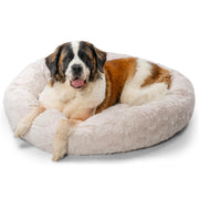 Best Friends by Sheri 4903 The Original Calming Donut Dog and Cat Bed Lux Fur Oyster Extra Large 45