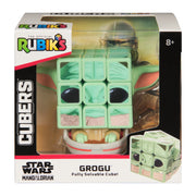 Spin Master Rubik's Cube Star Wars Grogu Cuber 3x3 Classic Color-Matching Puzzle with Display Stand, Fidget Toy for Kids Ages 8 and Up, Collectible Figure 6073467