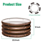 SnugNiture ZL-HC221 Galvanized Raised Garden Bed, 2Pcs 2x2x1ft, Brown