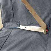 Kurgo Heather Dog Auto Hammock - Heather Grey/Coastal Blue