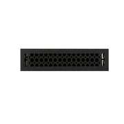 Signature Hardware 301621 Cast Iron Floor Register w/ Louvers - 2-1/4