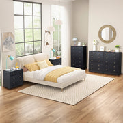 UBesGoo 6 Drawer Wood Dresser for Bedroom, Chest of Drawers, Storage Organization Unit for Clothing