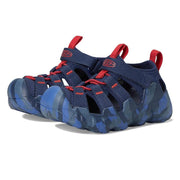 KEEN Hyperport H2 Kids Hiking and Water Sandals, Breathable Quick-Dry Polyester, Original Fit, Naval Academy Red, Size 1, 1030835