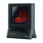 Lasko CA20100 Ultra Ceramic Fireplace Heater, Black