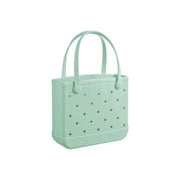 Bogg Bag Baby Bogg Tote Bag, Durable EVA Plastic, Hey Look Ma I Jade It, 15in L x 5in W x 12.5in H, Includes Clear Insert Bag, 2 lb