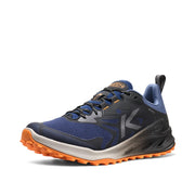KEEN Zionic NXT Waterproof Hiking Shoes for Men - Naval Academy/Bright Marigold - 8.5M