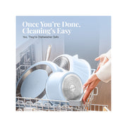 Gotham Steel 18-Pc. Removeable Handle Cookware Set - LT BLUE ONE SIZE
