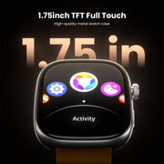 Amazing Impulse WeariQ Kids Smart Watch, 1.75-Inch Touch Screen, Bluetooth Calling, 123 Sports Modes, IP68 Waterproof, Heart Rate Monitor, 5 Interchangeable Straps